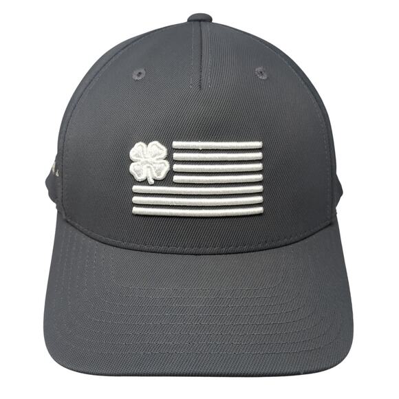 Black Clover Flag Snapback Hat Gray One Size Hewlett Packard Enterprise - Picture 1 of 10